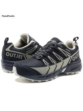 Waterproof Lightweight Hiking Shoes Leather Mesh
